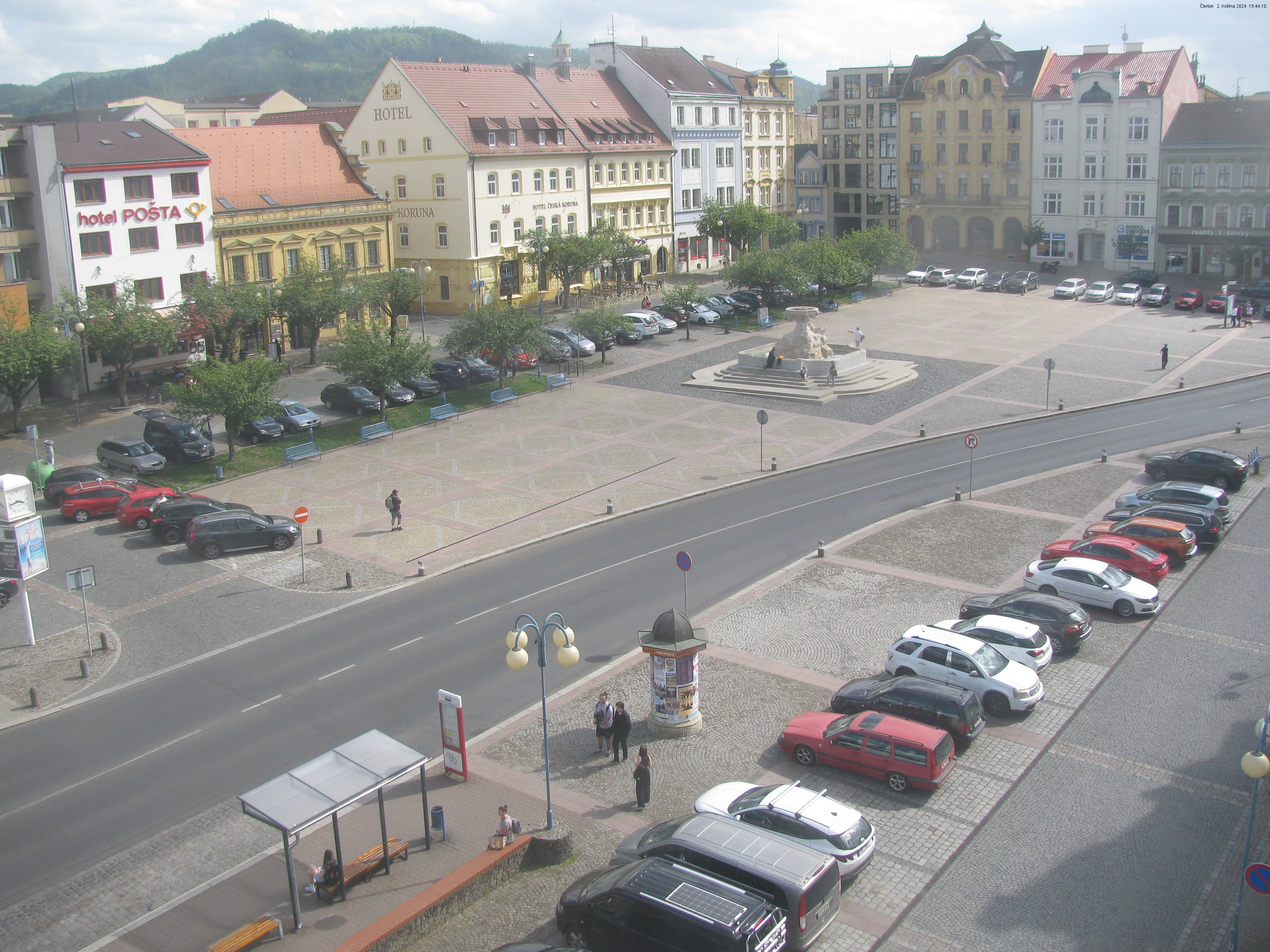 Pohled na Masarykovo náměstí